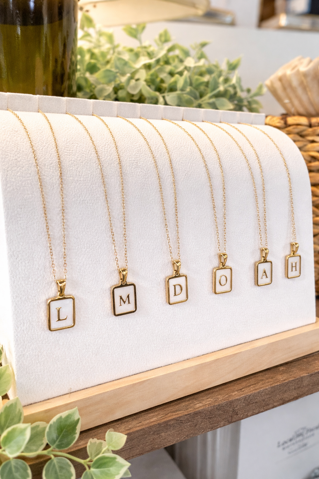 Initial Letter Necklaces